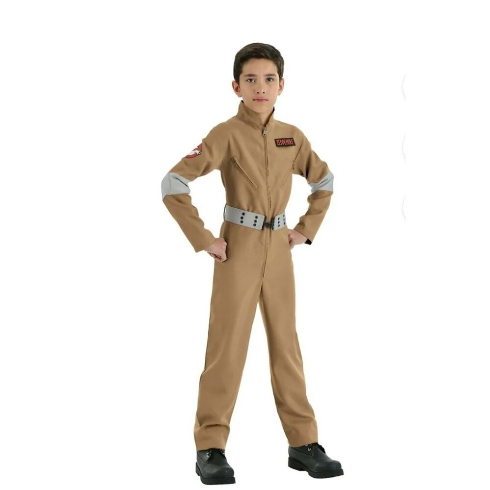 NEW! Childs Ghostbusters Halloween Costume Movie Cosplay Size L 12-14 Backpack - Picture 2 of 13